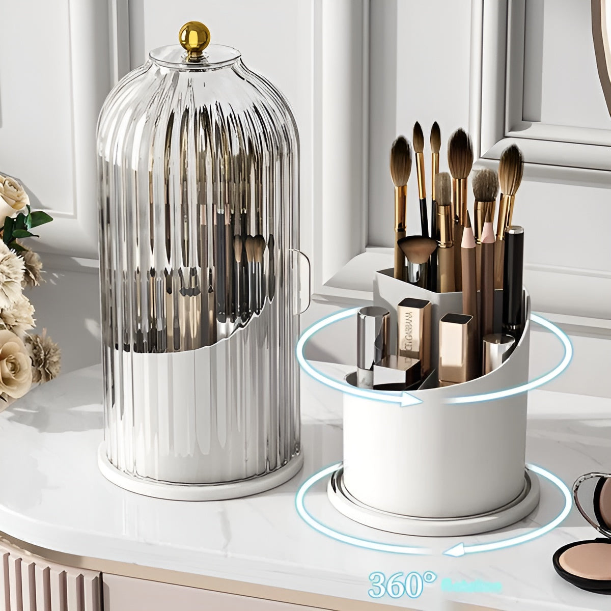 Makeup Dome 360 | Luxe Make-up Organizer