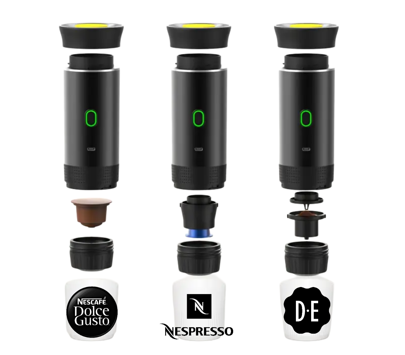 PortaPresso™ 3-in-1 Mobiele Espressomachine
